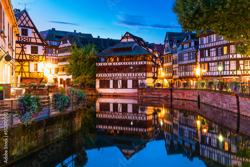 Old Town architecture in Strasbourg, France