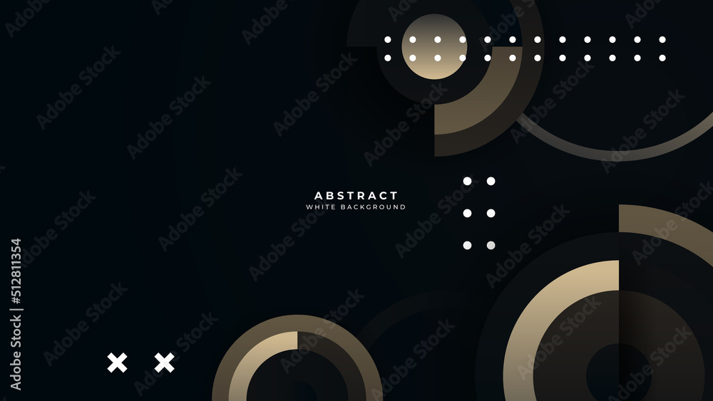 Abstract black and gold background