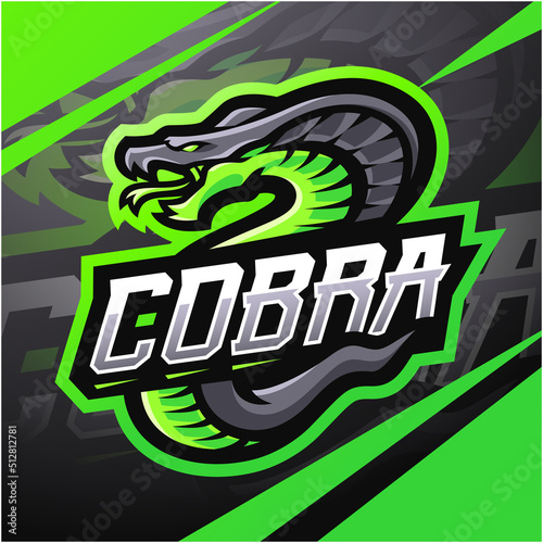 King Cobra esport mascot logo design