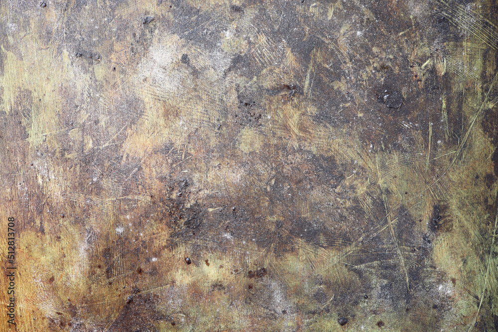 top view painted dirty wooden texture background