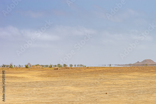 Mirage, desert on Sal island, Cabo Verde photo