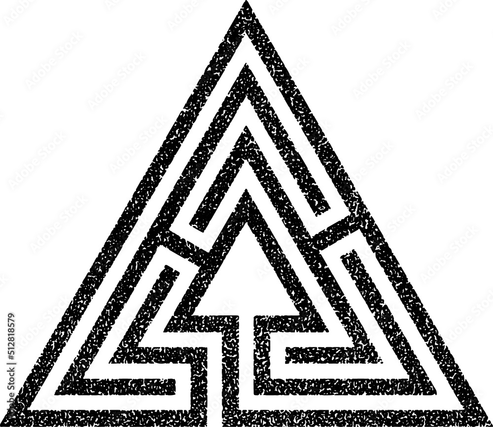 Labyrinth triangle stamp texture
Labyrinth triangle stamp texture