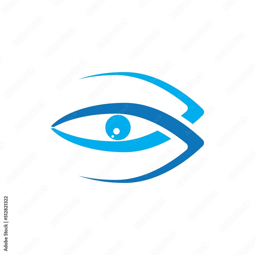 Eye Care vector logo design