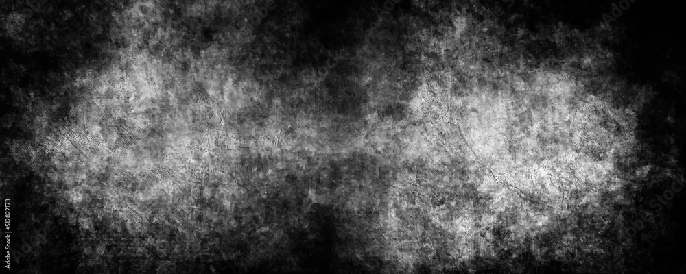 black and white grungy texture background concrete. old black wall background texture backdrop background. Old and dirty paper of yellow parchment empty with copy space and frames.