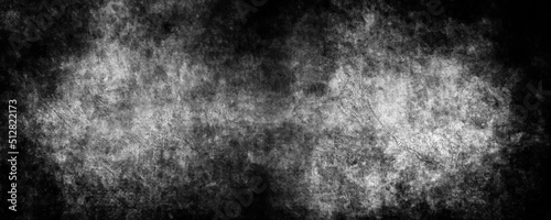 black and white grungy texture background concrete. old black wall background texture backdrop background. Old and dirty paper of yellow parchment empty with copy space and frames.
