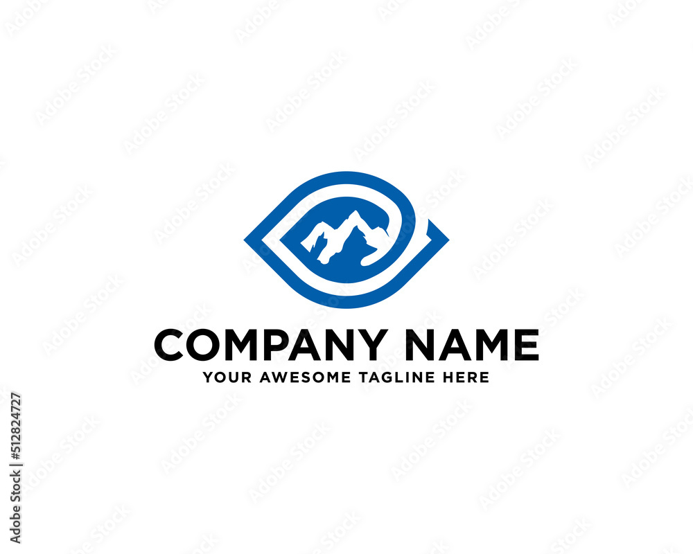 abstract initial logo flat color abstract initial logo flat color