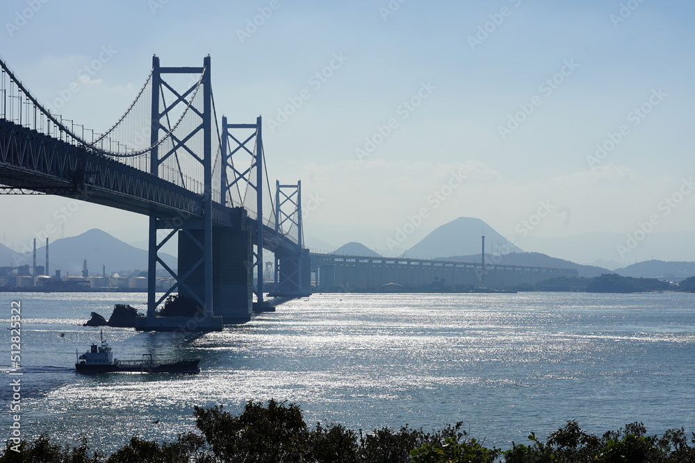Naklejka premium 瀬戸大橋