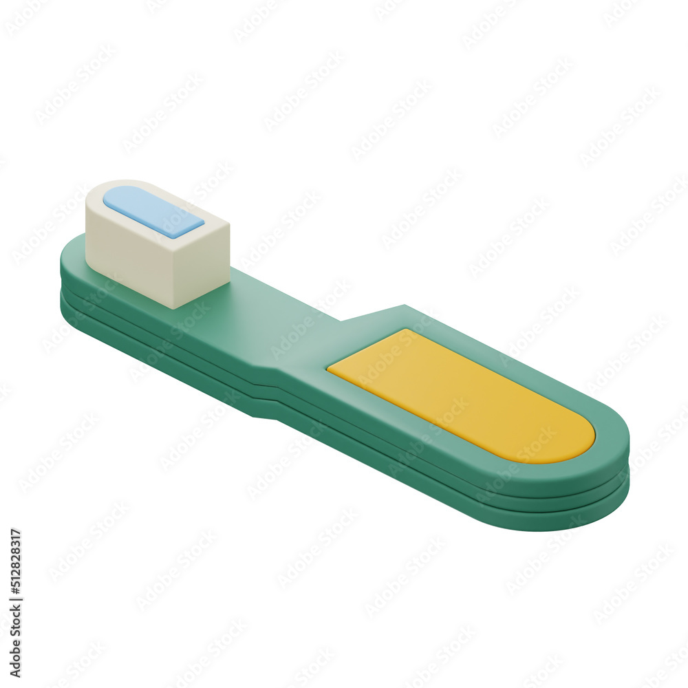 toothbrush premium user interface design icon 3d rendering on isolated background toothbrush premium user interface design icon 3d rendering on isolated background