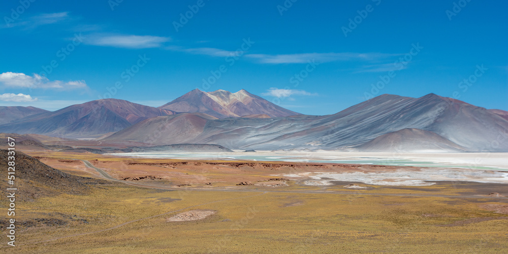 paisaje del desierto de atacama en el norte de Chile