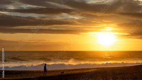 Coucher du soleil à la plage de l'Etang Salé, à la Réunion-02