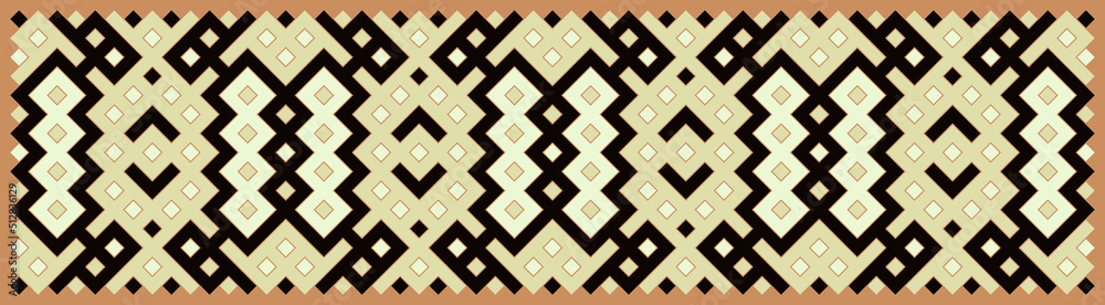 Multicolor truchet tiling connections illustration Multicolor truchet tiling connections illustration