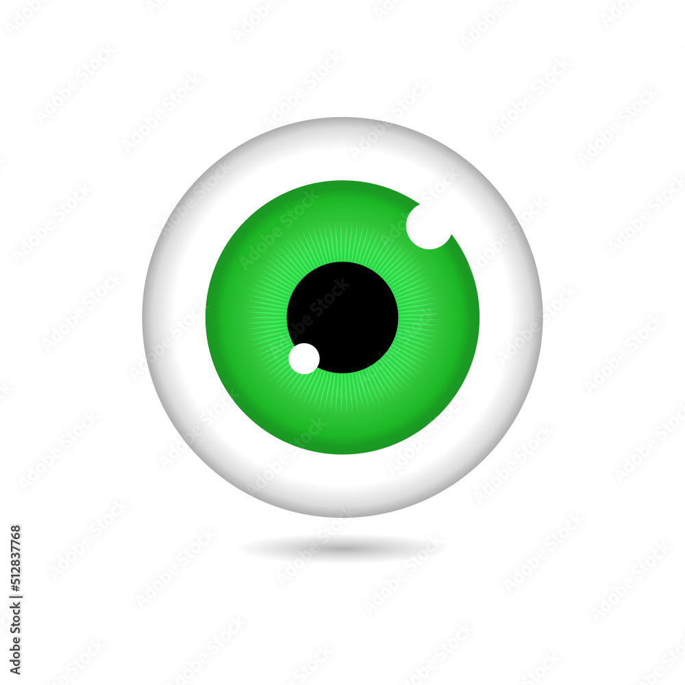 eye 3d icon eye 3d icon
