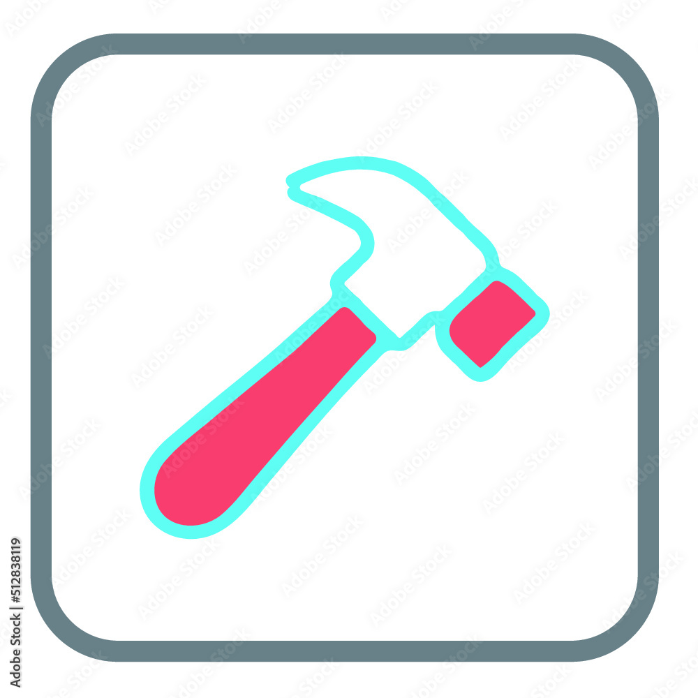 hammer, tools icon