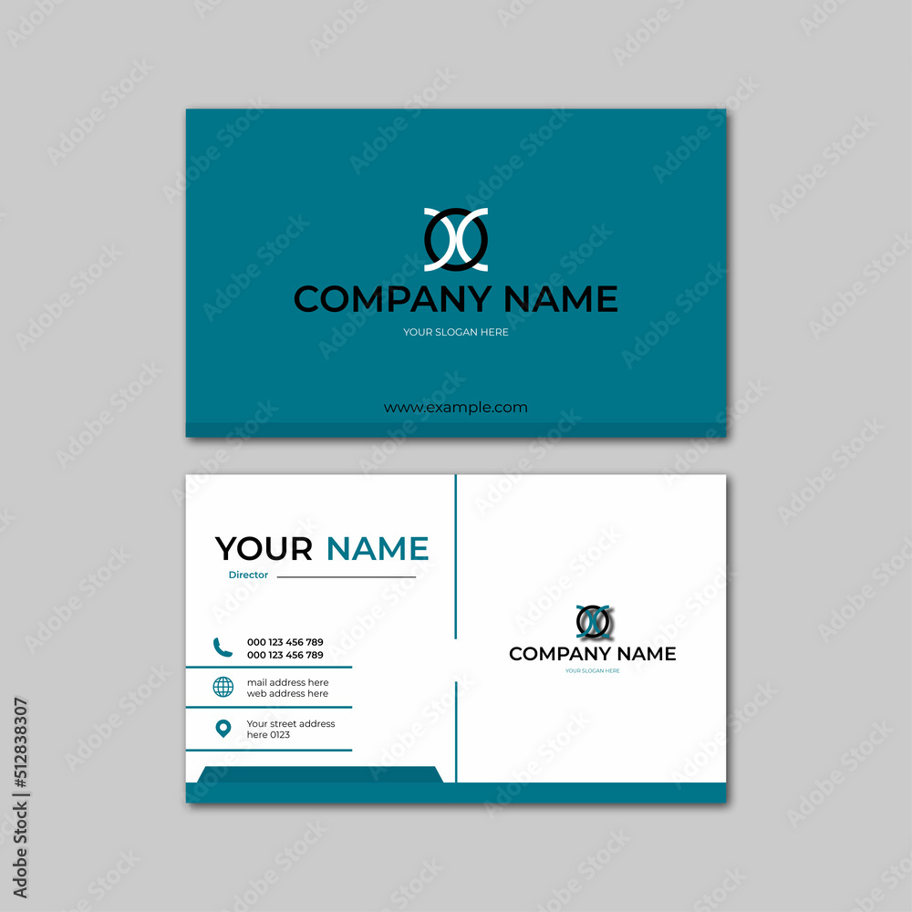 elegant modern business card design elegant modern business card design