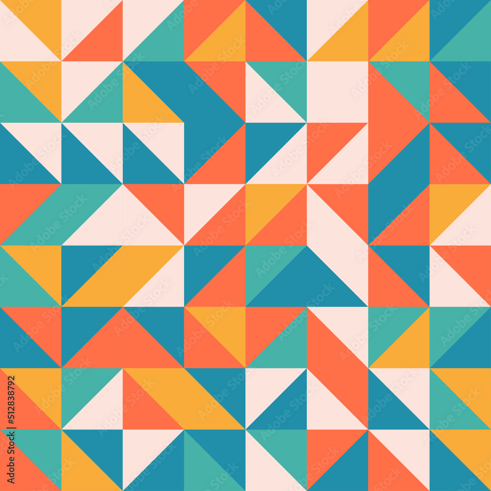 Modern seamless colorful geometry Modern seamless colorful geometry