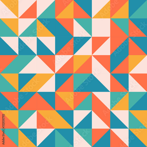  Modern seamless colorful geometry