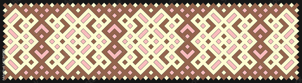 Multicolor truchet tiling connections illustration Multicolor truchet tiling connections illustration