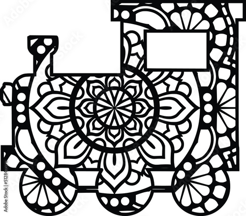 Mandala design. You can change the color and size of the design. Will fit well as a design on a shirt or in your shadow box. You can also use laser cutters like Cricut, Glowforge