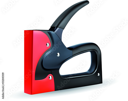 Construction Stapler - Isolated on a white background. Vector EPS-10