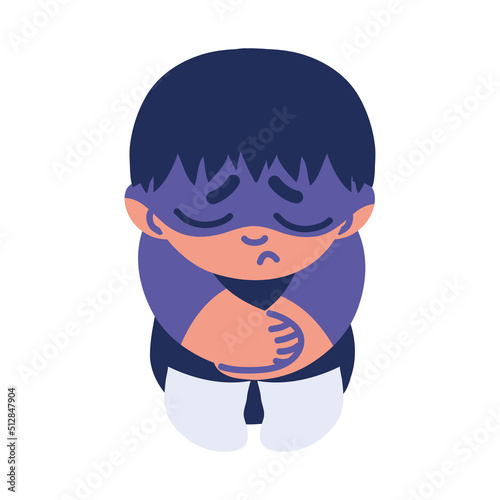 scared boy child abuse