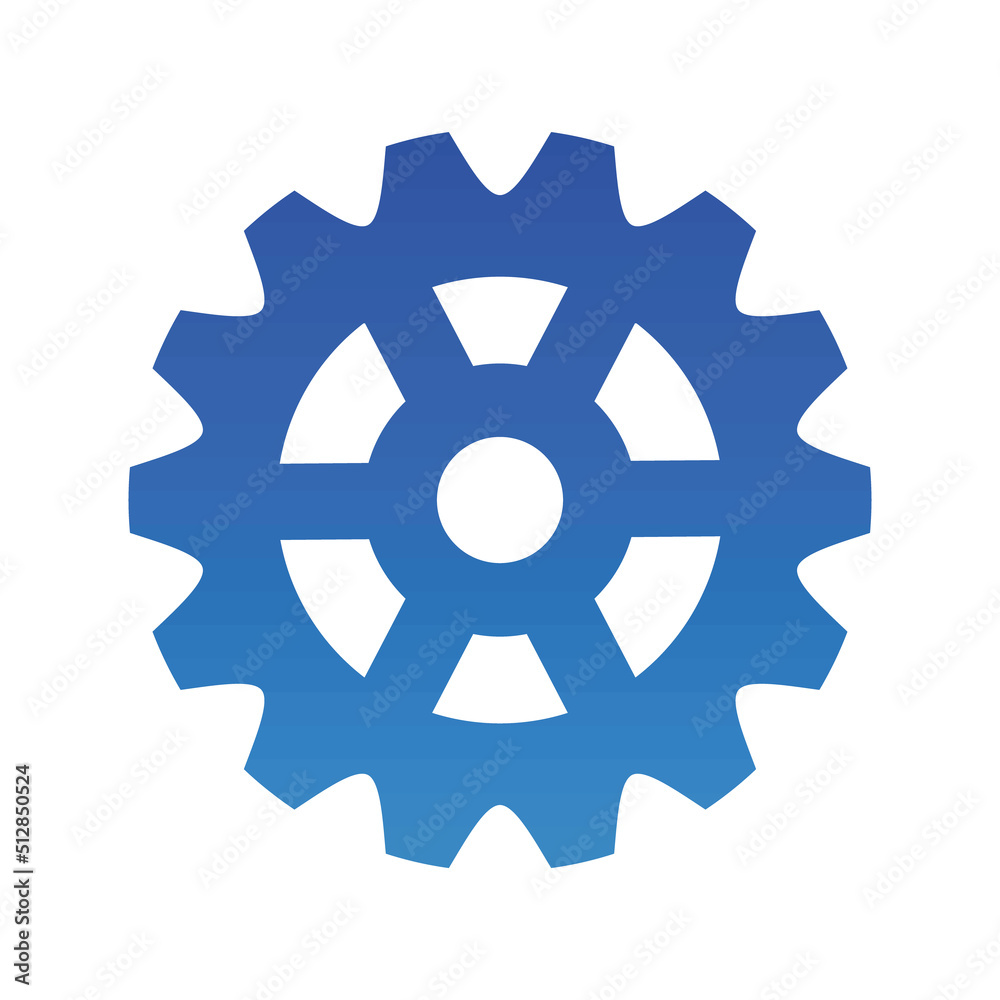 gear isolated icon