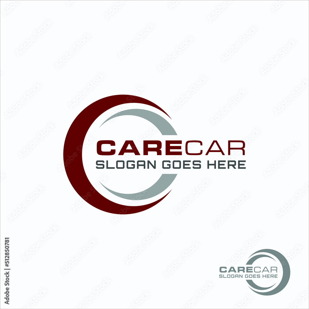 Fototapeta premium modern logo design vector template for automotive care and reparation 