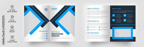 brochure bi fold tri fold flyer 16 page stationary marketing agency vector layout design paper magazine informative letterhead creative corporate official minimal poster banner template