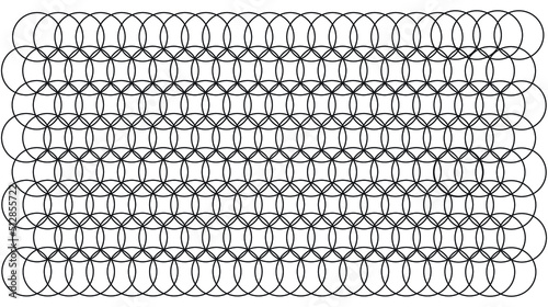Abstract minimalistic pattern hexagon Interior Bricks wall background black Seamless contour black and white honeycombs pattern
