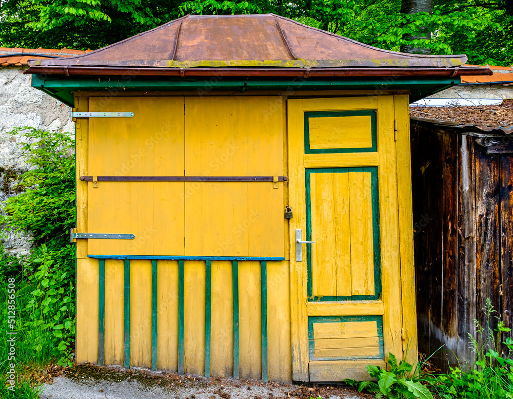 old wooden hut in bavaria old wooden hut in bavaria