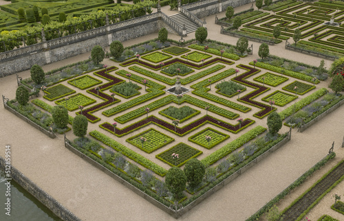 Jardin à la française du château de Villandry	