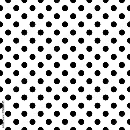 Seamless pattern. Big dots wallpaper. Circles image. Polka dot motif.Vector ornament. Circular figures backdrop. Rounds background. Dotted motif. Digital paper, textile print, web design, abstract.