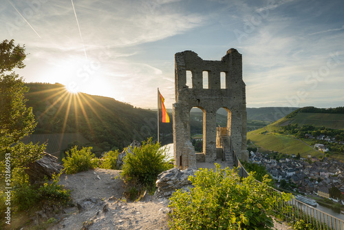 Castle Grevenburg, Traben Trarbach, Moselle, Germany photo