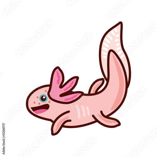 axolotl vector icon