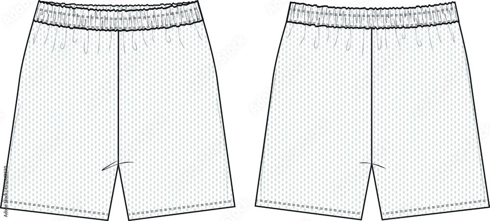 mesh shorts design