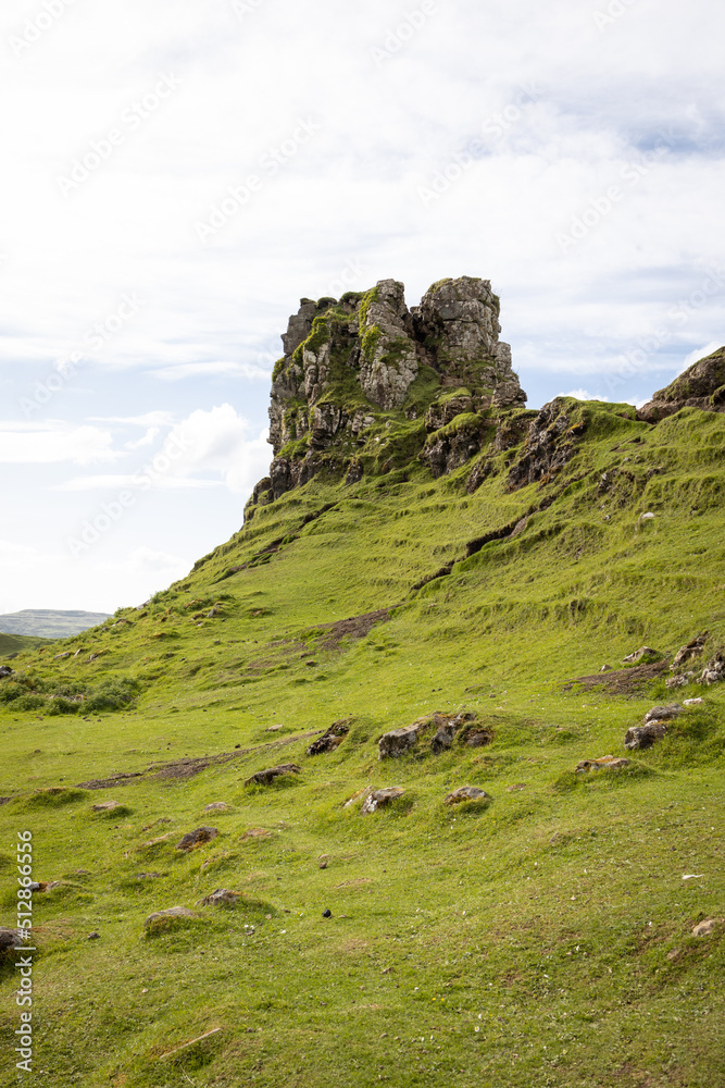 The Fairy Glen on the Isle of Skye in Scotland The Fairy Glen on the Isle of Skye in Scotland