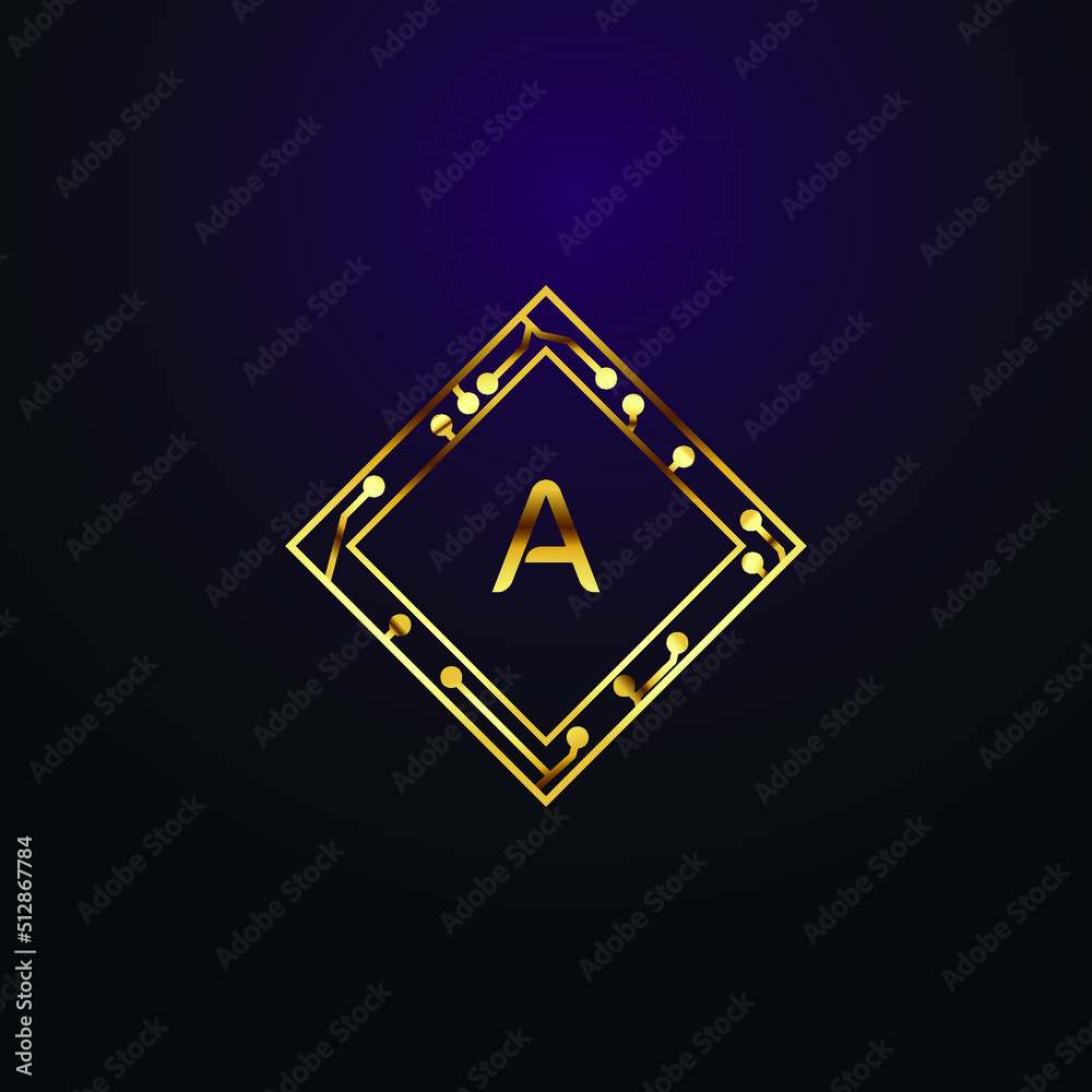 Premium luxury Vector elegant gold and font Letter A Template for company logo with monogram element 3d Design Premium luxury Vector elegant gold and font Letter A Template for company logo with monogram element 3d Design