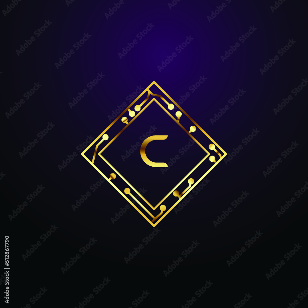 Premium luxury Vector elegant gold and font Letter C Template for company logo with monogram element 3d Design Premium luxury Vector elegant gold and font Letter C Template for company logo with monogram element 3d Design