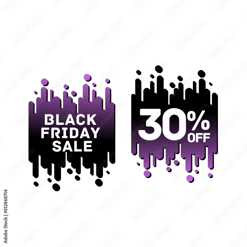 30% percent off, Black Friday Sale, banners design gradiente purple and black, discount tags, season offers, vector illustration,abstract mega discount 30% percent off, Black Friday Sale, banners design gradiente purple and black, discount tags, season offers, vector illustration,abstract mega discount