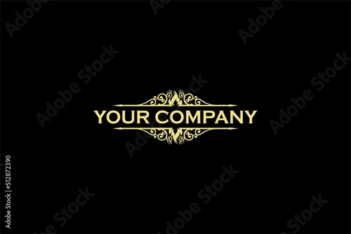 Vintage barbeque bar and grill logo design fire
