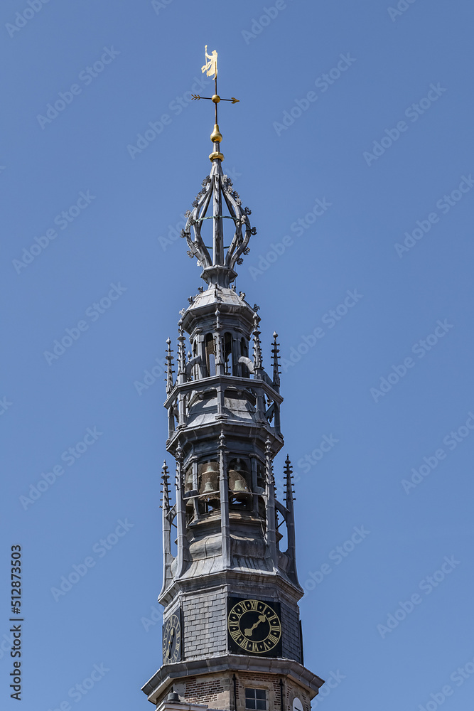 The Heilige Lodewijkkerk, also called the St. Louis Church, is a Roman Catholic church at the Steenschuur in Leiden. Leiden, South Holland, the Netherlands. The Heilige Lodewijkkerk, also called the St. Louis Church, is a Roman Catholic church at the Steenschuur in Leiden. Leiden, South Holland, the Netherlands.