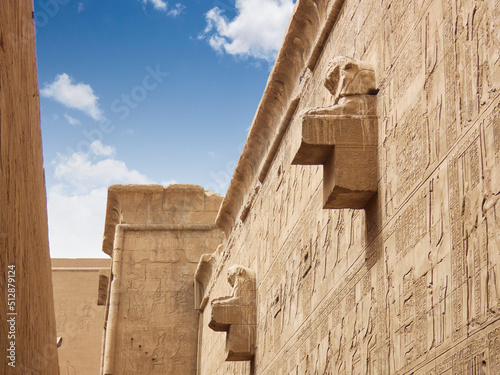 edfu temple in egypt with its incredible antiquities photo