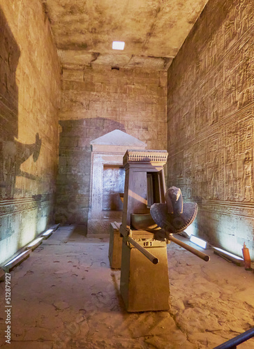 edfu temple in egypt with its incredible antiquities