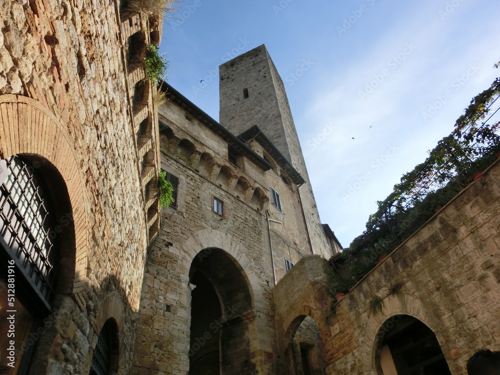 old entrance in the town