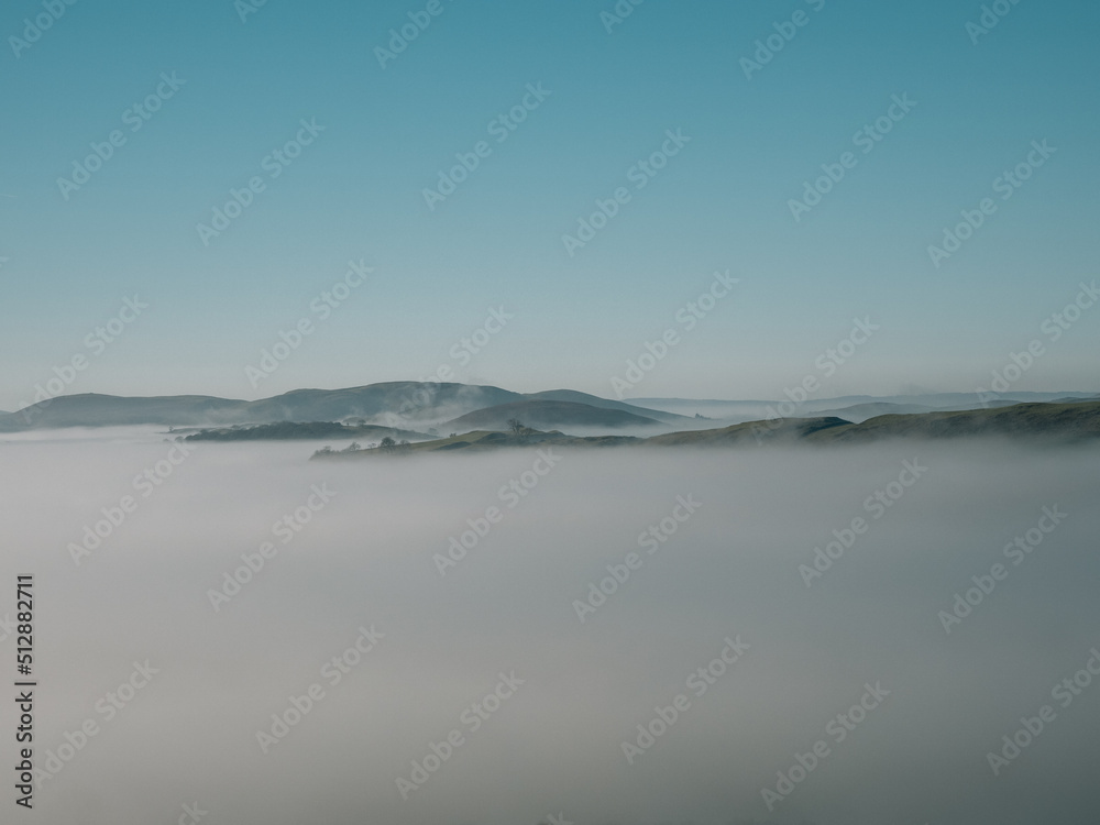 Foggy day at Wales