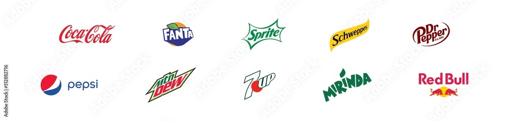 all soda logos