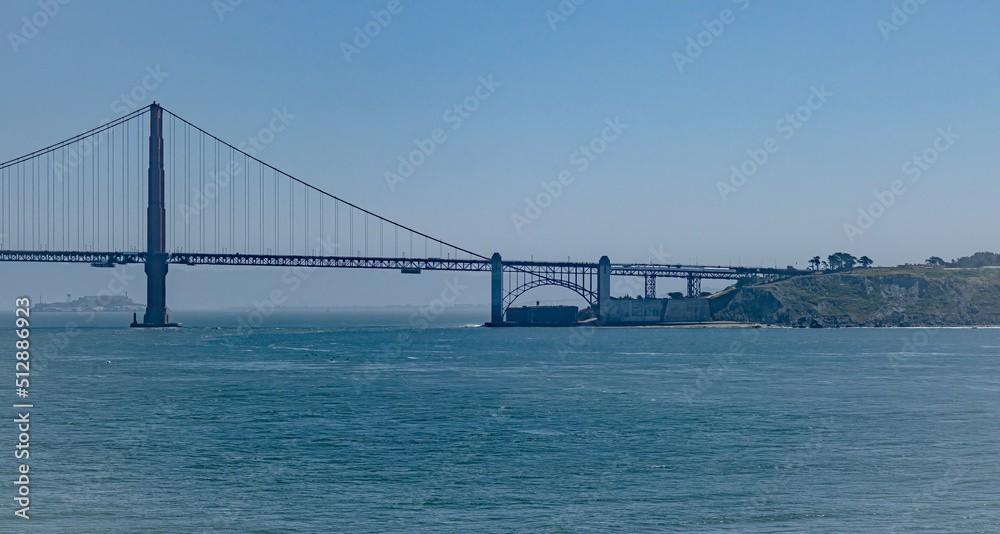 Golden Gate Bridge in Early Morning Haze