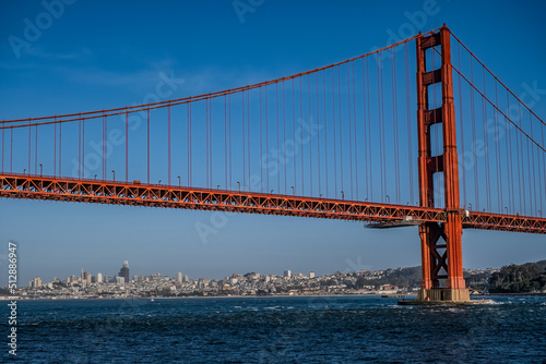 Golden Gate Bridge with San Francisco in Background