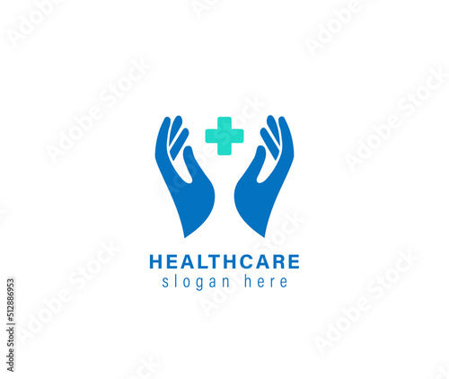 Health Care Medicine Protection logo design 