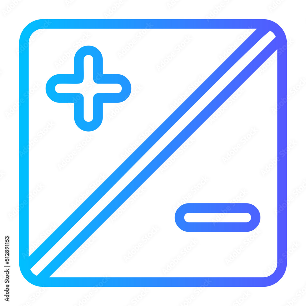 Obraz premium exposure gradient icon