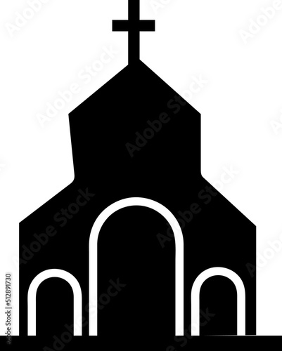  Church bulding line icon set. Icons of christian religion. Flat style3.eps
